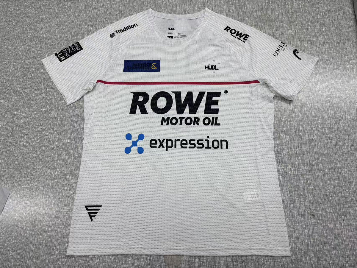 Paul Coll squash shirt – XTPro fabric, moisture-wicking, worn by World #2 in white